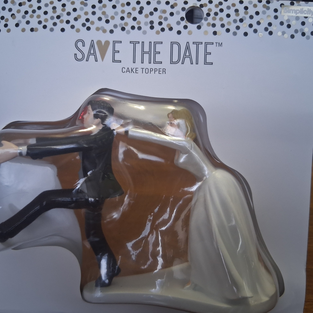 Save the Date Cake Topper